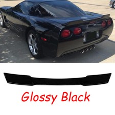 Rear Trunk Spoiler Wing Fit For 97-04 Corvette C5 Zr1 Extended Style Gloss Black