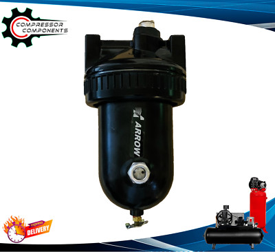 Arrow Pneumatics F505-08W - 1'' FNPT - High Flow 150 CFM Coalescing Filter