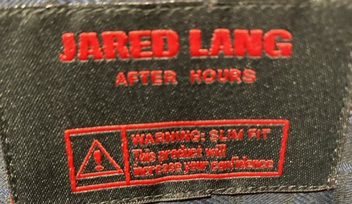 Jared Lang After Hours Shirt Men Size L Slim Fit Blue Button Up Long Sleeve NEW - Picture 7 of 12