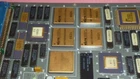 board with rich gold CPU for recovery on it 622460-1-H- Connector ceramic ic MIL