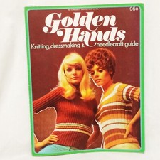 Golden Hands Magazine Knitting dressmaking Needlecraft Part 5 Vol 1 Guide 70s