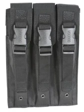 VooDoo Tactical 20-9340001000 Mp5 Mag Pouch, Black, Triple