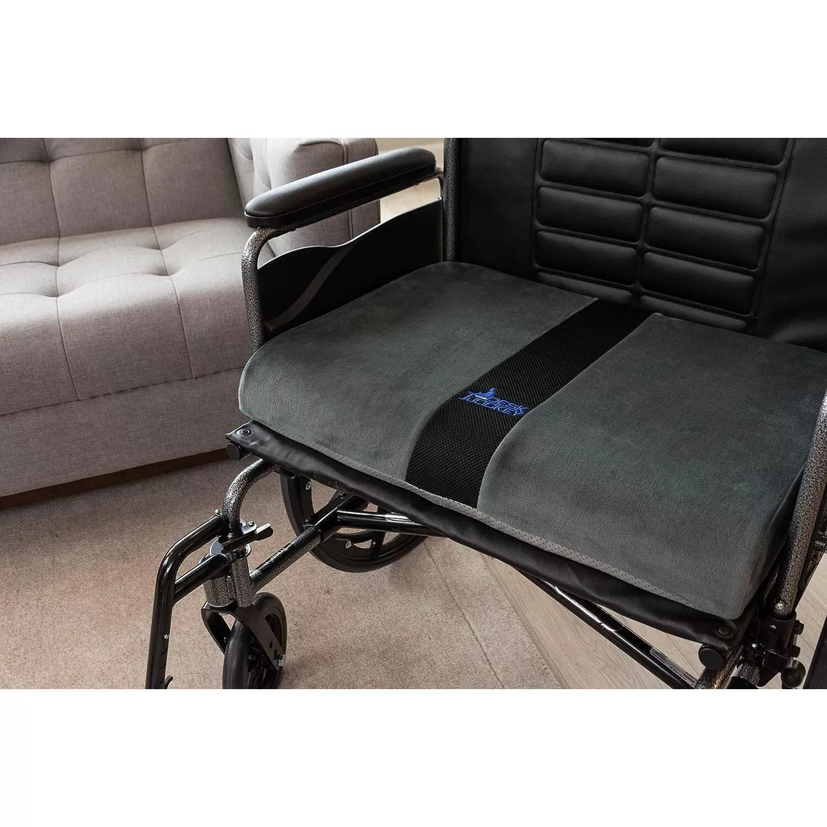 Extra Large Wide Seat Cushion Memory Foam Chair Wheelchair 25x17x3.5 Firm  500lb