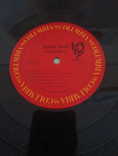 PETER TOSH Legalize It COLUMBIA LP VG+ p Original Shrinkwrap WOW Nice Price - Picture 3 of 11