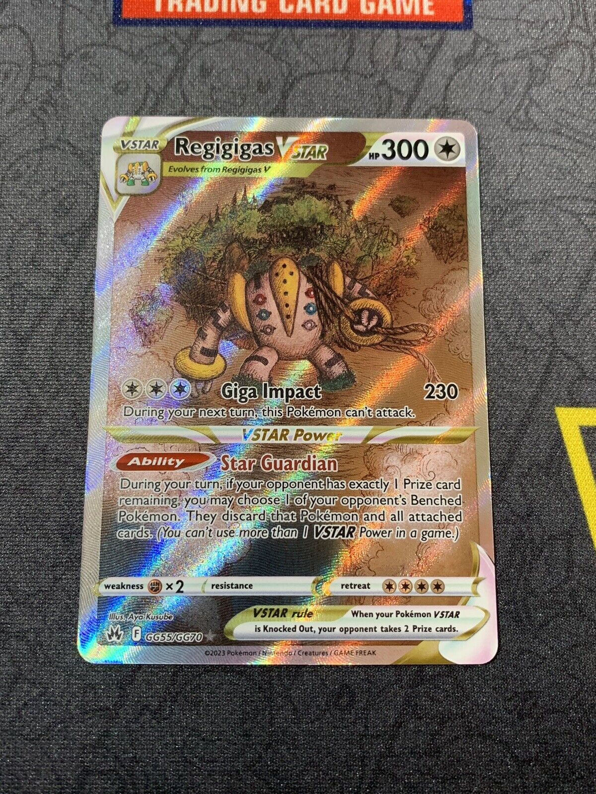 Pokémon TCG Regigigas VSTAR Crown Zenith: Galarian Gallery GG55/GG70 Holo  Ultra Rare for sale online