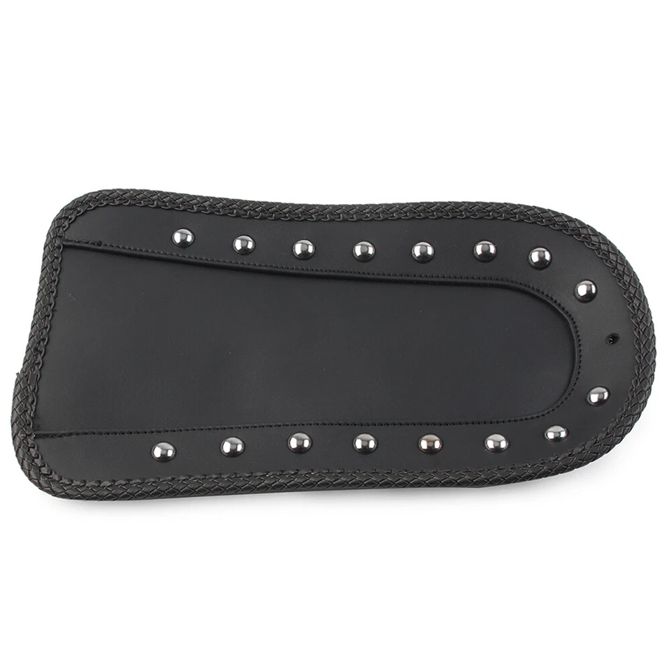 Rear Fender Bib Studs Solo Seat Black For Honda VTX1800 VTX1300 PU Leather - Imagem 2 de 4