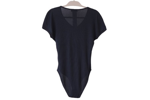 Vintage BURBERRYS Body Top Size women's L navy blue 90s retro luxury classic - Picture 2 of 5