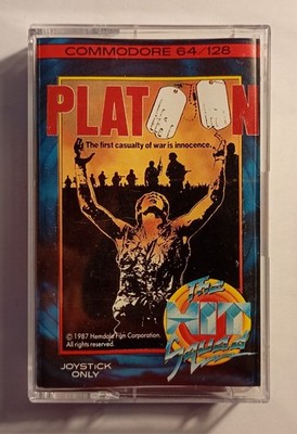 PLATOON - Hit Squad Version - Commodore 64 C64 C128 - GETESTET siehe Fotos