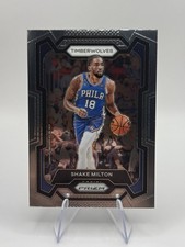 Shake Milton 2023-24 Panini Prizm #215 Minnesota Timberwolves Trading Card NBA