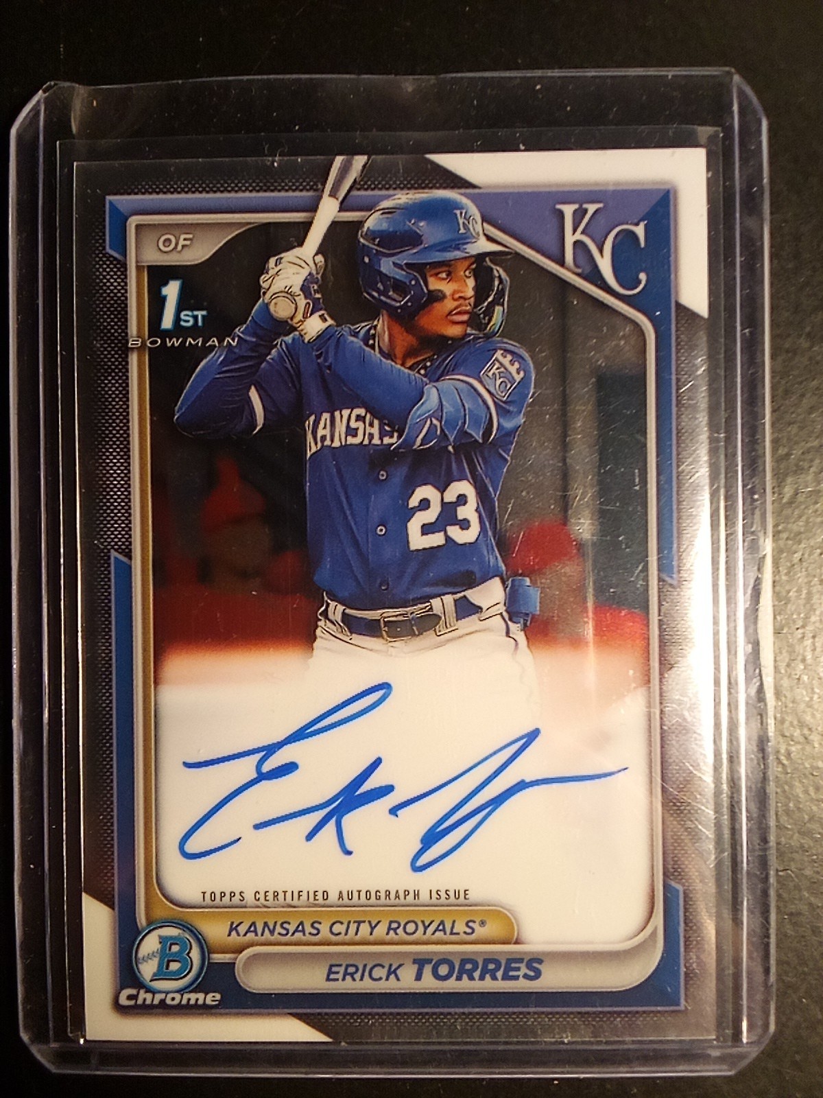 2024 Bowman - Chrome Prospect Autographs Erick Torres #CPA-ET (AU, RC)