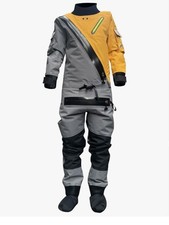 $568 Drryfsh  Drysuit Mens M Waterproof Kayak Fishing  Suit TiZip Front Entry