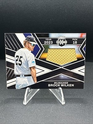 2023 Panini Elite Extra Edition #FR-BWL Brock Wilken First Round Materials