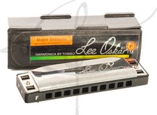 Vintage Antique Lee Oskar Major Diatonic Harmonica 1st F 2nd C