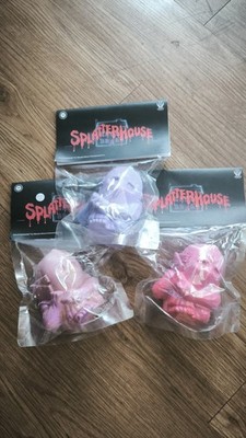 UNBOX INDUSTRIES SPLATTERHOUSE Rick Sofubi Vinyl Figure GID Lot Of 3 Unopened