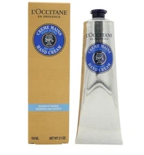 L'OCCITANE Dry Skin Hand Cream with 20% Shea Butter 150ml/5.1oz NIB, Unsealed