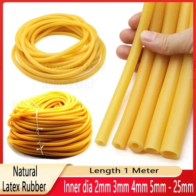 Highly Elastic Natural Latex Rubber Tube for Catapults, Catapulting, Surgical - Photo 1/4
