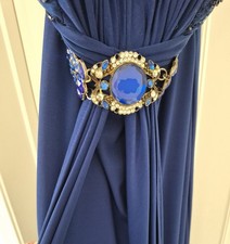 Blue Gown By Jasmine Size Women's Small