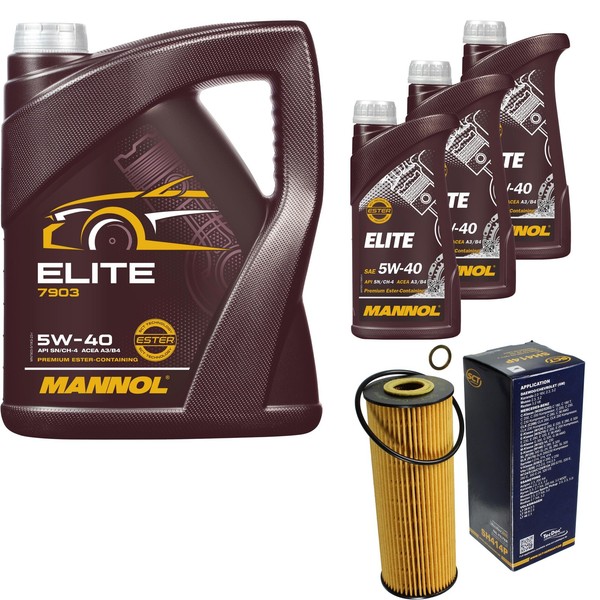 SCT Inspektionspaket 8L Mannol 5W-40 FüR Mercedes C-Klasse W202 W203 SLK R170-image