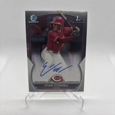 2023 Bowman Draft #CDA-EOD Ethan O’Donnell 1st Bowman Auto Reds