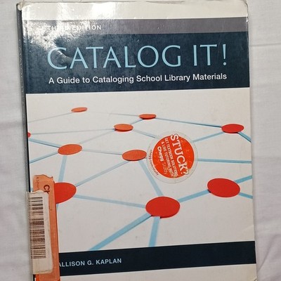 Allison G. Kaplan Catalog It! 3rd Ed Paperback 2016 Ex-Lib