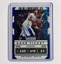 Anthony Davis 2020-21 Contenders Draft Pick Game Ticket Green Explosion Parallel