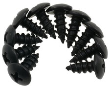 Vis taraudeuse 5,0x12 réglé noir 10 pièces Moto Quad Rouleau