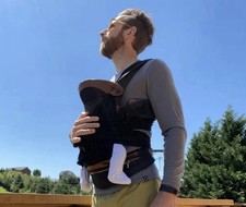 Boppy Comfy Fit Baby Carrier Faux Leather