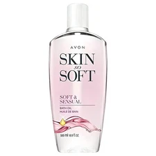 AVON • SKIN So SOFT • SOFT And SENSUAL BATH OIL - 16.9 fl oz / 500 mL