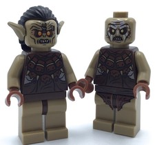LEGO LOT OF 2 MORDOR HUNTER ORCS - LORD OF THE RINGS LOTR MINIFIGURES (2012)