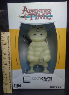 Loot Crate DX Excl. Kidrobot Adventure Time Glow in the Dark Finn & Jake Figure
