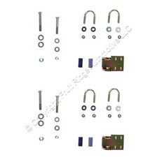 2 Rancho Rs5548 Steering Stabilizer Brackets For 01-08 Silveradosierra 2500hd