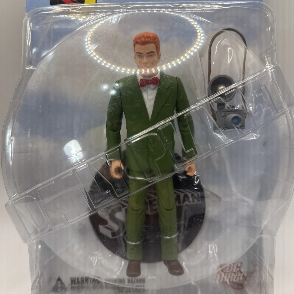 CLASSIC SILVER AGE JIMMY OLSEN ACTION FIGURE SUPERMAN DC DIRECT New Damaged Box - Image 2 of 4