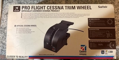 Saitek Pro Flight Cessna Trim Wheel NWB (officially Licensed) Flight Sim