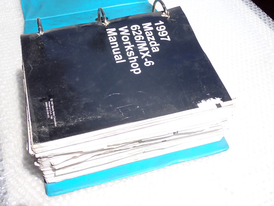 Mazda 626 MX-6 1997 manual de reparación de servicio de taller Foto 2 de 2