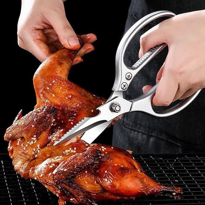 Kitchen Scissors Stainless Steel Multi Function Food Shear Sharp Heavy Duty Tool