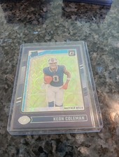 Keon Coleman Purple Scope Rookie 2024 Donruss Optic #263