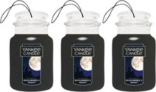 Image of Yankee Candle Car Jar Scented Air Freshener | Midsummer’S Night | 3 Count
