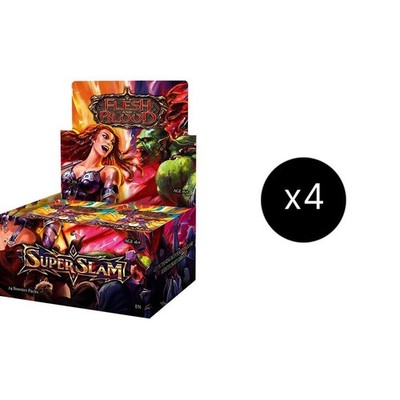 Flesh and Blood Super Slam Booster Box x4 - SEALED CASE