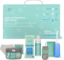 Postpartum Essentials Kit – Labor and Delivery Essentials for Moms after Birth –