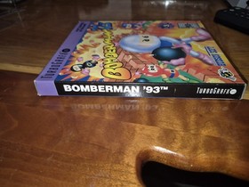 Bomberman '93 -- CIB - Complete In Box TurboGrafx 16 TG-16 ( UPC Cut Out)