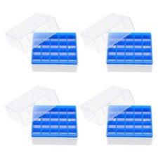 4 Pcs Microcentrifuge Tube Rack Freezer Vial Storage Box: Cryogenic Holder
