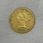 1891-CC Liberty Head Eagle $10 Gold Carson City Mint Type Coin