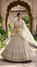 NEW PARTY PAKISTANI WEAR WEDDING LENGHA INDIAN DESIGNER BOLLYWOOD LEHENGA CHOLI