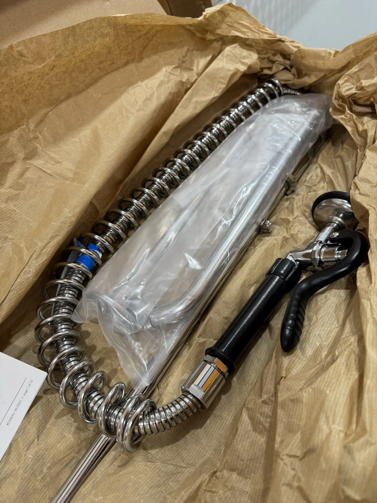 Mechline Aquajet AJPR30-ST-BF3-S Deck Mounted Pre-Rinse Spray Arm Brand New 6