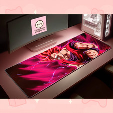 Dragon Ball Goku Mouse Pad Super Saiyan God Anime Desk Mat Red Aura Gaming Mouse