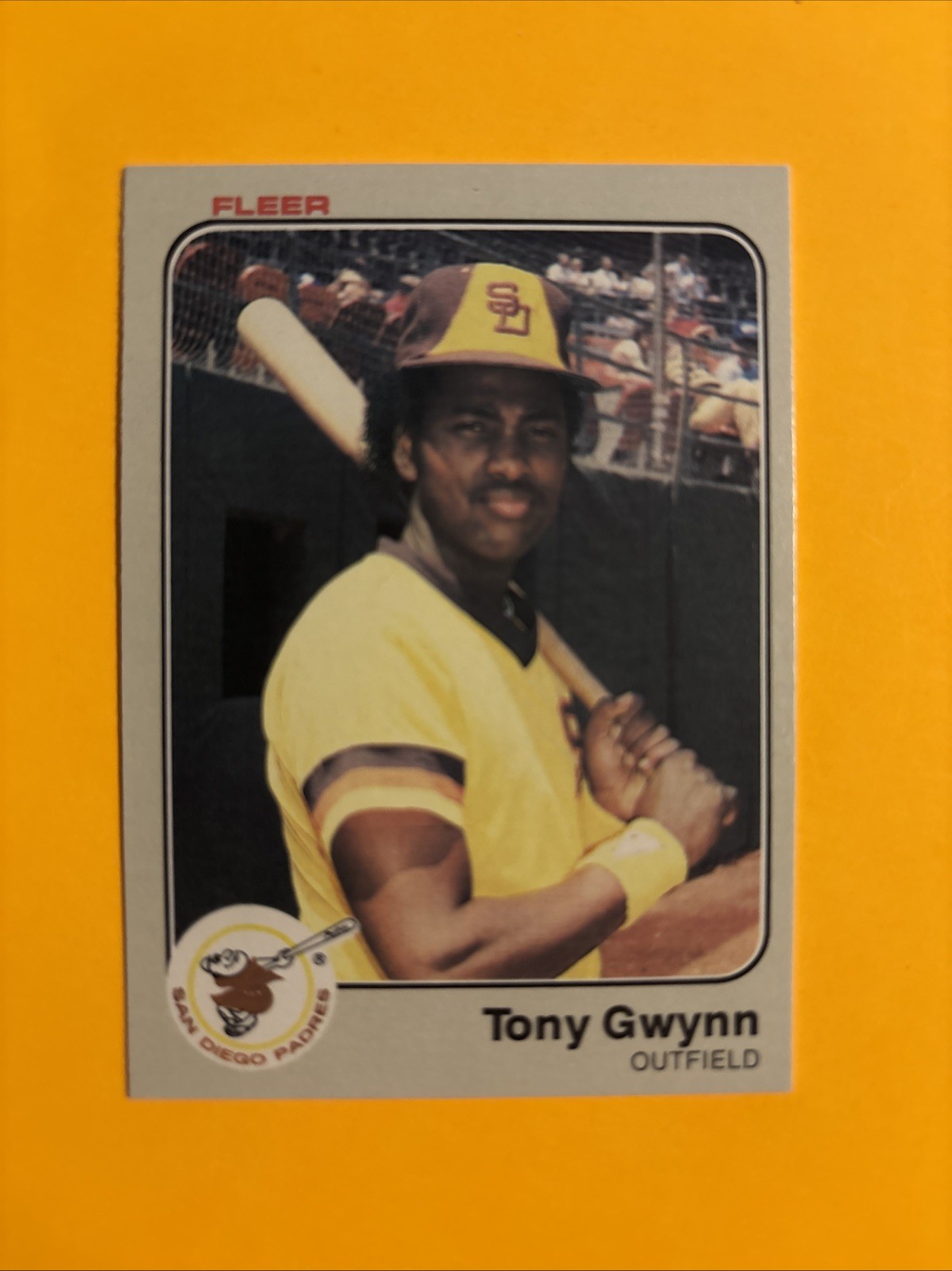 TONY GWYNN Rookie Card RC 1983 Fleer #360 NM or Better HOF San Diego Padres