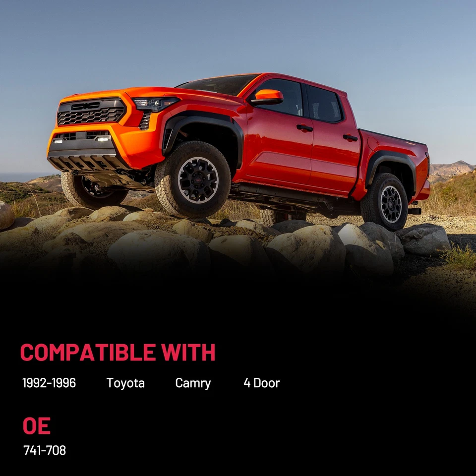 Front Left Side Power Window Regulator For 1992-96 Toyota Camry Sedan With Motor - Image 3 of 4