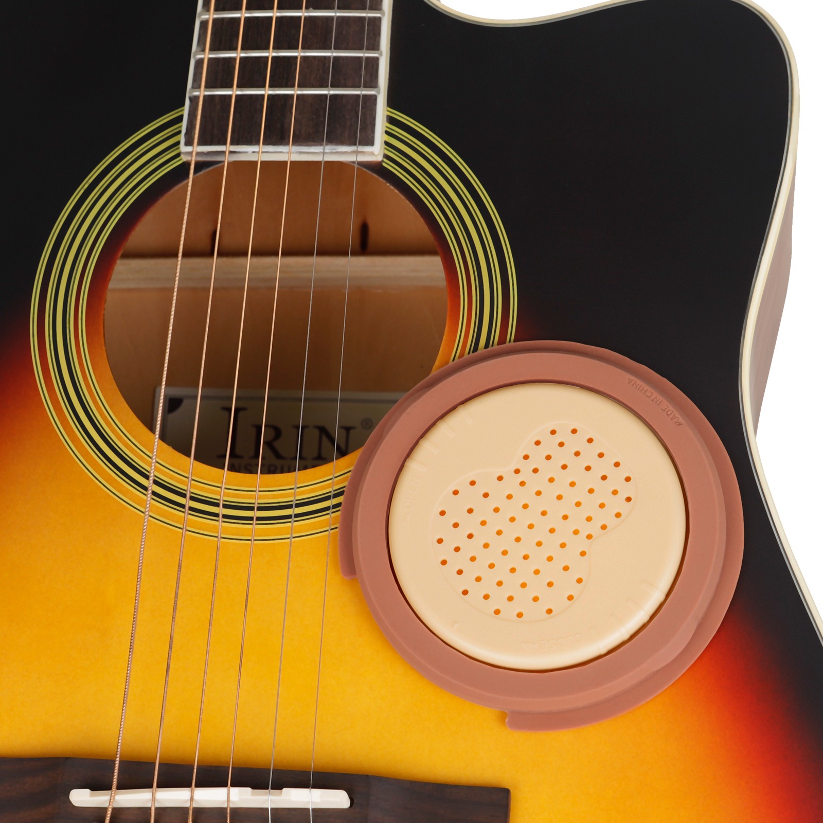 Guitar Sound Hole Cover Moisturizer With Built-in Sponge Guitar Soundhole Hu ¦