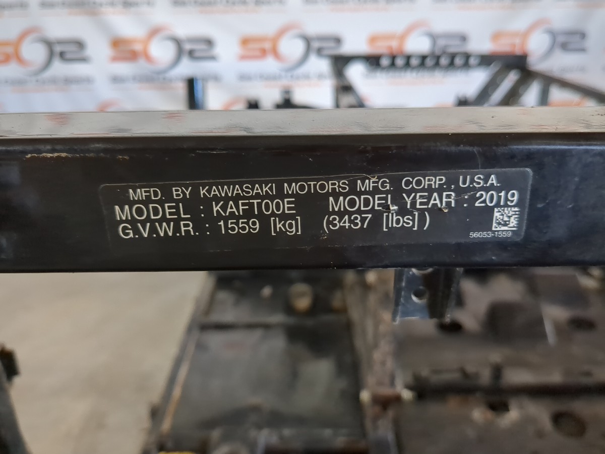 19 Kawasaki Mule Pro DXT KAF1000 Main Frame Chassis STRAIGHT | eBay