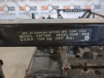 19 Kawasaki Mule Pro DXT KAF1000 Main Frame Chassis STRAIGHT | eBay